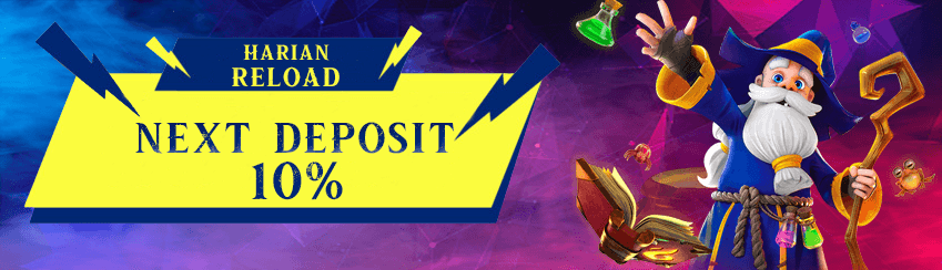 BONUS DEPOSIT HARIAN 10%